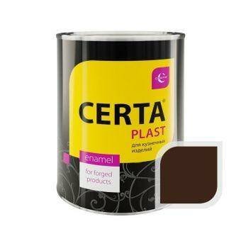Эмаль по металлу ЦЕРТА-ПЛАСТ шоколад 0,8 кг